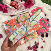 Vriksham Lotus Brass Diya Set in Decorative Gift Box-(Pack of 5)-RG357